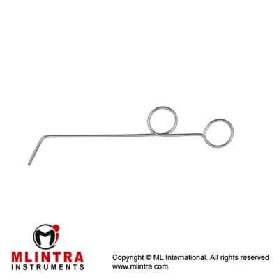 Hartmann Cotton Applicator Round Spiral End Stainless Steel, 22 cm - 8 1/2" Working End Diameter 2.3 mm Ø